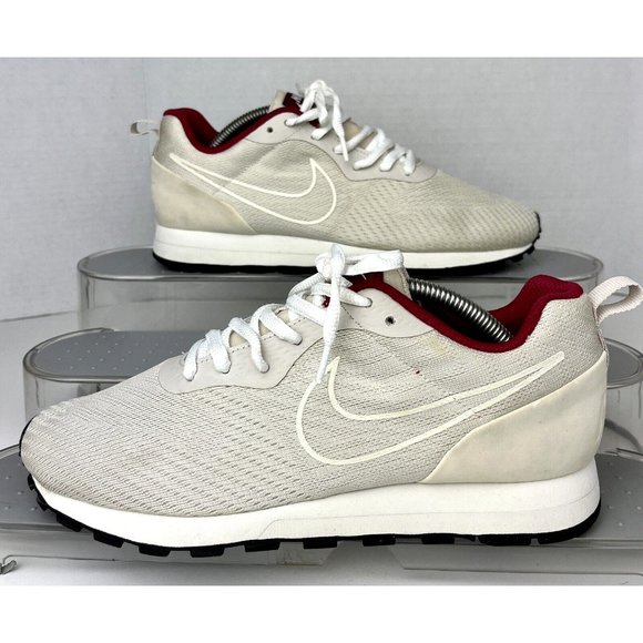 Nike Womens Sneakers MD Runner 2 Red 916797-100 Running Lace Up Mesh 8 - Picture 1 of 10